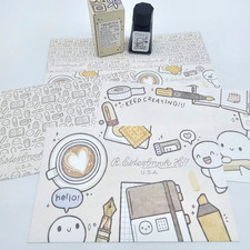 TCMC - Forgotten Iced Coffee - 30mL Esterbrook Ink & Blotter Paper Set picture