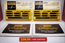 Osmiroid Calligraphy Basic 6 Nib Set ×2 | Vintage UK | NOS |  picture
