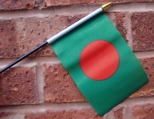 BANGLADESH HAND WAVING FLAG Small 6