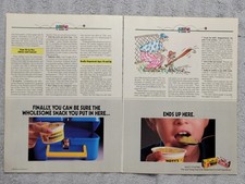 1989 Magazine Advertisement Page Mott's Apple Sauce Fruit Cups Print Ad picture