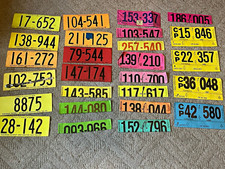 Lot of 21 Wisconsin Deer Hunting Back Tags (archery, firearm, CP) picture