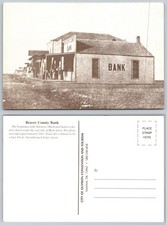 Beaver County Bank Guymon OK 1902 Historic Photo Postcard Oklahoma Business picture