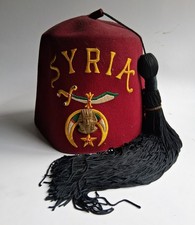Vintage D. Turin & Co. Felt Shriners Fez Hat picture
