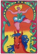 Vintage 1975 CYRK Polish Circus Poster Acrobat Tadeusz Jodlowski picture