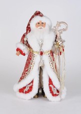 Karen Didion Originals The Lighted Crimson Royale Santa CC18-100 picture