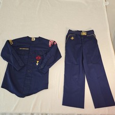 Vtg 1950s-1960s Cub Scout Uniform Set Shirt Pants Belt Pack 134 Vine Grove KY  picture