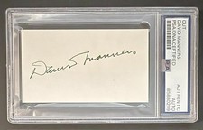 David Manners Signed card PSA Authenticated Dracula 1931, The Mummy 1932 picture