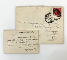 Autograph Kenyon Cox 1894 picture