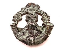 WWI 106th Winnipeg Light Infantry Cap Badge W Scully Montreal Canada 1912-20 picture