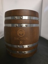 Rare 2014 Vintage Bacardi Rum Barrel Mini Ice Chest (Some Wear) picture