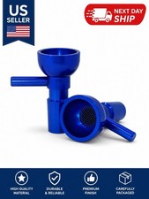 14mm BLUE Aluminum Bowl with Built-in Screen - Heavy Duty & Unbreakable picture