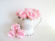 handmade pink rose flower pens - set of 10 picture