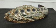 VINTAGE ZUNI ABALONE EEL - JONAS HUSTITO - PERFECT  PROOF OF PURCHASE - RARE picture