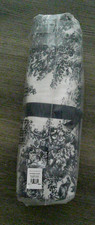 Pottery Barn Brandon Maxwell Groveland Navy Blue Toile Reversible Sq Table Throw picture