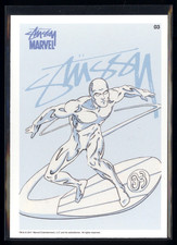2011 Marvel Stussy Series 1 SILVER SURFER Rare Streetwear Promo Avengers Nm-Mt picture