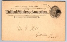 1895 SPILLVILLE IOWA CZECH MUTUAL INSURANCE POSTCAL CARD Postcard P68 picture