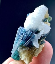 72 Carat Indicolite Tourmaline Crystal  Specimen From Afghanistan picture