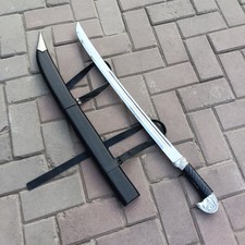 Handmade Shashka Russian Cossack Saber Paul Chen 1881 Stainless Steel + Scabbard picture