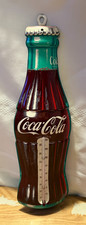 Vintage Coca-Cola Bottle Thermometer Robertson USA 17
