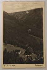 Postcard Giant Mountains lyre building 1939 Spindler mill Špindlerův Mlýn Sudetenland Czechia picture