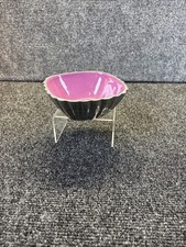 Towle Silver Fluted Violet Purple Bowl Candy Dish~2