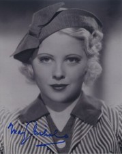 MARY CARLISLE SIGNED AUTOGRAPHED BW 8x10 PHOTO  picture