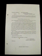 CIVIL WAR  SHENANDOAH AND CEDAR CREEK VIRGINIA VICTORY ORDER 1865 picture