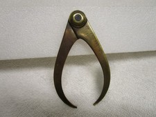 Antique Brass Outside Caliper Patd. 1858 RAIL INSPECTOR picture