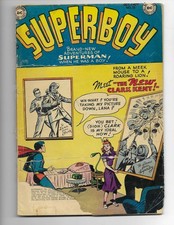 Superboy 22 1952 DC Comics FrG 1.5 Lana Lang picture