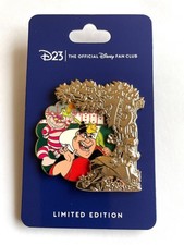 Disney Queen of Hearts Cheshire Cat Alice in Wonderland 75th  LE 1000 D23 Pin picture