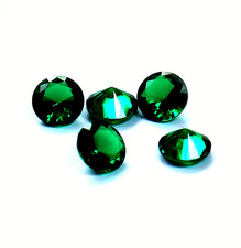 Tsavorite Garnet Round Cut Green Certified Loose Gemstone 5 pcs 3-4 Ct picture