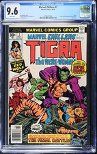 💥 Marvel Chillers #7 CGC 9.6 WP 1976 Jack Kirby Tigra Last Issue picture