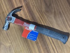 🇺🇸 PLUMB Tools USA 16oz Permabond Curved Claw Hammer Fiberglass Handle, NOS picture
