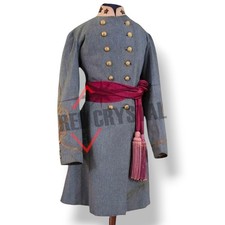 Confederate Coat Handmade Colonel's Frock Coat | Civil War Wool Officer Uniform  picture