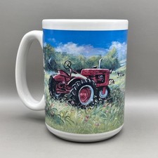 Chestnut Creek Farm Tractor Red Barn Coffee Tea Mug Houston Harvest 2005 Country picture