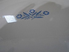 Cornflower blue Corningware pie plate, new, never used, 9