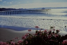 c1960's Kodachrome 35mm Slide, Pismo Beach Pier, California Coastline Ocean mid picture