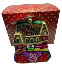 Christopher Radko Disneyland 50th Main Street USA Mickey Glass Ornament LE picture