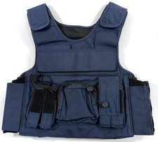 LARGE P.B. ODC DUTY BODY ARMOR CARRIER NO INSERTS OUTER VEST LIGHT NAVY 48 / 50 picture