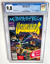 NIGHTSTALKERS #1 CGC 9.8 +NEWSSTAND+ *MIDNIGHT SONS PT 5* W/ OG BAG & POSTER MCU picture