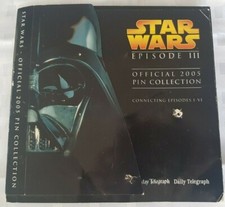 13 Star Wars Hologram Metal Pins With Folder picture