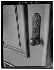 Jefferson Hotel Main Jefferson Franklin Cloakroom Doorknob 1900s Door Detail picture