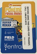 Pokémon Fossil Museum Pikachu Ventra Transit Card Limited Edition picture