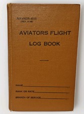 AVIATORS FLIGHT LOG BOOK 1952 & 1953 U.S.  AIR FORCE PACIFIC FLEET UTILITY SQUAD picture