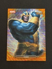 2026 Topps Chrome Marvel Thanos Fanfare Orange Wave Refractor /25 #FF-43 picture