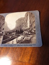 Vintage Staubbach Waterfall Switzerland 1903 Underwood Stereoview Photo Card picture