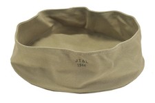 US WWII Canvas Collapsible Wash Basin Marked JT&L 1944 picture