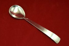 Vintage Silver 11.5 inch Serving Spoon 133 gm Marked 3 King Crowns picture