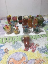 16 Vintage Epoxy Resin Drink/Dessert Cocktail Beer Coffee Glass Magnets Fridge picture