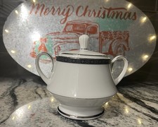 Noritake Peking 2229 Porcelain Sugar Bowl Lidded Fine China Porcelain picture